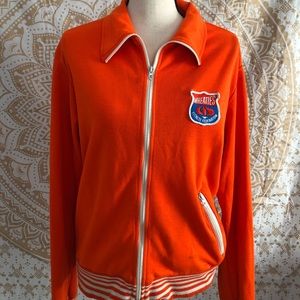Vintage track suit zip- up 80s streetwear